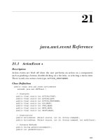 Tài liệu Introduction to Java: 21 java.awt.event Reference pptx