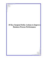 Tài liệu 10 Key Surgical Strike Actions to Improve Business Process Performance pdf