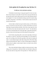 Tài liệu Kinh nghiệm thi tốt nghiệp lâm sàng Nội khoa Y6 pptx