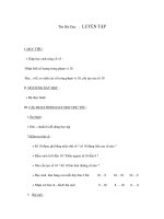 Tài liệu Tóan 1 - LUYỆN TẬP docx