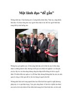 Tài liệu Một lãnh đạo “dễ gần” ppt