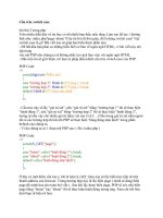Tài liệu PHP Tutorial part 7 ppt