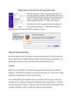 Tài liệu Những bước cơ bản để bảo mật mạng không dây ppt