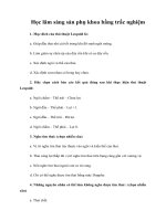 Tài liệu Học lâm sàng sản phụ khoa bằng trắc nghiệm pdf