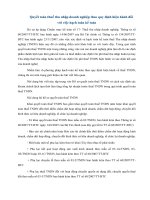 Tài liệu Quyết toán thuế thu nhập doanh nghiệp theo quy định hiện hành đối với việc hạch toán kế toán doc