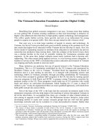 Tài liệu The Vietnam Education Foundation and the Digital Utility pdf