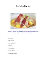 Tài liệu Sườn lợn hấp bia pdf