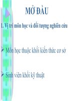 Tài liệu Phần 1. Nhiệt động kỹ thuật doc