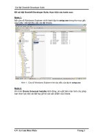 Tài liệu Cài đặt Oracle9i Developer Suite pdf