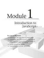 Tài liệu Introduction to JavaScript pptx