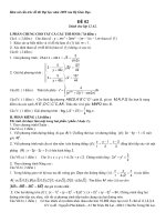 Tài liệu Đề thi môn Toán - Bám sát cấu trúc đề thi Đại học năm 2009 của Bộ Giáo Dục (ĐỀ 02) docx