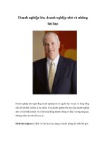 Tài liệu Doanh nghiệp lớn, doanh nghiệp nhỏ và những bài học ppt