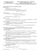 Tài liệu Đề thi thử đại học năm 2010 môn Toán khối A và B ppt