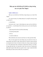 Tài liệu Hiệu quả của chất dẫn dụ FL20 đến sự tăng trưởng của cá rô phi (Nile Tilapia) doc