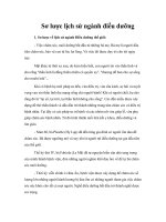 Tài liệu Sơ lược lịch sử ngành điều dưỡng ppt