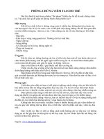 Tài liệu PHÒNG CHỨNG VIÊM TAI CHO TRẺ doc