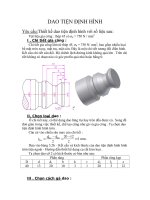 Tài liệu Thuyết minh dao tiện định hình doc