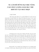 Tài liệu TỰ LÀM ĐỒ DÙNG DẠY HỌC NÂNG CAO CHẤT LƯỢNG GIÁO DỤC TRẺ KHUYẾT TẬT HOÀ NHẬP doc