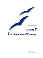 Tài liệu Tùy chỉnh phần mềm Open Office docx
