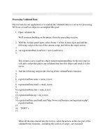 Tài liệu Processing Validated Data pdf