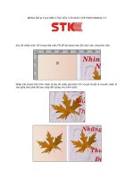 Tài liệu Bóng đổ và tạo hiệu ứng lên văn bản với PHOTOIMPACT 5 phần 2 pptx