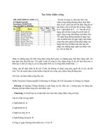 Tài liệu Tạo hàm chấm công docx