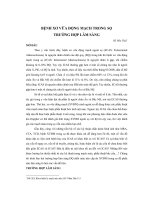 Tài liệu BỆNH XƠ VỮA ĐỘNG MẠCH TRONG SỌ TRƯỜNG HỢP LÂM SÀNG Hồ Hữu Thật1 MỞ docx