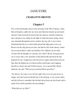 Tài liệu LUYỆN ĐỌC TIẾNG ANH QUA TÁC PHẨM VĂN HỌC-JANE EYRE CHARLOTTE BRONTE -Chapter 5 pptx