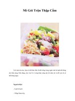 Tài liệu Mì Gói Trộn Thập Cẩm , pptx