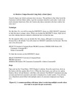 Tài liệu Retrieve Unique Records Using Only a Select Query docx