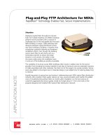 Tài liệu Plug-and-Play FTTP Architecture for MDUs ppt