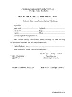 Tài liệu Đơn xin học cùng lúc hai chương trình_BM-ĐGKQHTSV-02.00 pdf