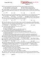 Tài liệu Đề và đáp án khảo sát vật lý THPT Tứ Kỳ M377 doc