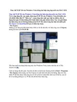 Tài liệu Thay thế FLIP 3D của Windows Vista bằng hai hiệu ứng đẹp mắt của MAC OSX pptx