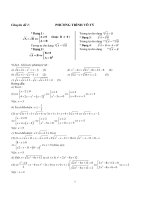 Tài liệu Ôn đại học toán phương trình vô tỷ ppt