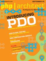 Tài liệu Online Training Courses from php|architect doc