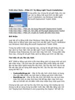 Tài liệu Triển khai Vista – Phần 27: Tự động Light Touch Installation pptx