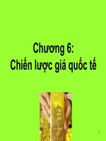 Tài liệu Bài giảng: Chiến lược giá quốc tế docx