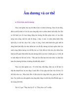 Tài liệu Âm dương và cơ thể pptx