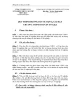 Tài liệu Qui trình hướng dẫn sử dụng, cài đặt chương trình truyền số liệu doc