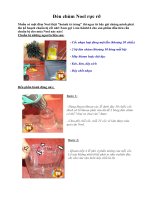 Tài liệu Đèn chùm Noel rực rỡ ppt