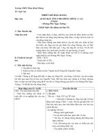 Tài liệu THIẾT KẾ BÀI GIẢNG docx