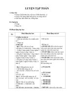 Tài liệu LUYỆN TẬP TOÁN docx