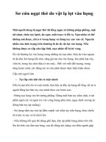 Tài liệu Sơ cứu ngạt thở do vật lạ lọt vào họng pdf