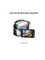 Tài liệu Làm chủ độ phơi sáng camcorder pptx