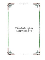 Tài liệu Tiêu chuẩn ngành 14TCN118,119 doc