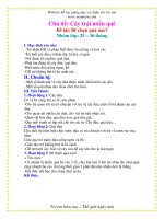 Tài liệu Chủ đề: Cây trái miền quê - Đề tài: Bé chọn quả nào? - Nhóm lớp: 25 – 36 tháng doc