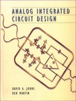 Tài liệu Analog Integrated Circuit Design P1 docx