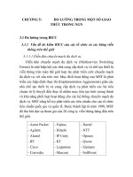 Tài liệu Nghiên cứu phương pháp đo lường trong giao thức BICC và MGCP, chương 5 docx