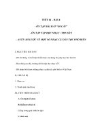 Tài liệu TIẾT 14 - BÀI 4 - ÔN TẬP BÀI HÁT “ĐI CẤY” doc